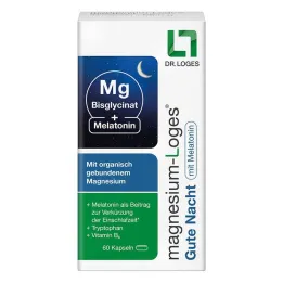 Magnesium Loges Good Night con capsule di melatonina, 60 pz