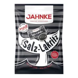 Caramelle salate alla liquirizia Jahnke Salmiak, 125 g