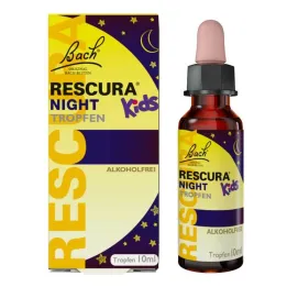 Fiori di Bach Rescura Night Kids gocce senza alcool, 10 ml