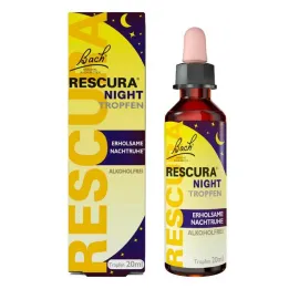 Fiori di Bach Rescura Night gocce senza alcool, 20 ml
