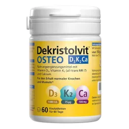 Dekristolvit Osteo D3K2Ca compresse masticabili, 60 pz