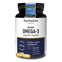 Capsule Sanhelios Premium Omega-3, 120 pezzi
