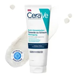 Detergente Cerave dallargilla alla schiuma, 118 ml